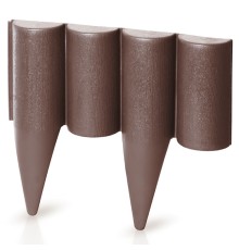 Декоративный бордюр PalGarden (коричневый) 2.52 м (1 шт)