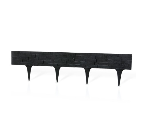 Декоративный бордюр StonePalisade (чёрный) 2,38 м (1 шт.)