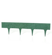 Декоративный бордюр StonePalisade (зелёный) 2,38 м (1 шт.)