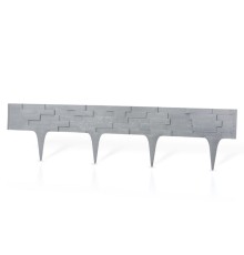 Декоративный бордюр StonePalisade (графит) 2,38 м (1 шт.)