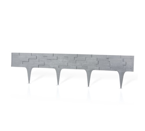 Декоративный бордюр StonePalisade (графит) 2,38 м (1 шт.) Декоративный бордюр StonePalisade (графит) 2,38 м (1 шт.)