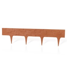 Декоративный бордюр StonePalisade (терракота) 2,38 м (1 шт.)