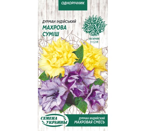 Семена Дурман индийский Махровая смесь, 5 шт. Семена Дурман индийский Махровая смесь, 5 шт.