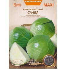 Семена Эконом пак. - Капуста б/к Слава, 5 г. ОС