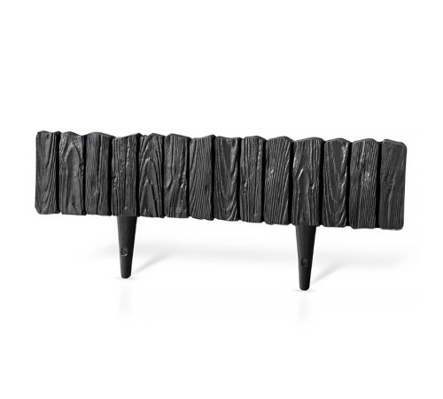 Декоративный бордюр WoodPalisade (чёрный) 2,38 м (1 шт.) Декоративный бордюр WoodPalisade (чёрный) 2,38 м (1 шт.)