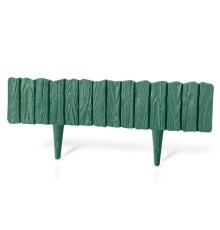 Декоративный бордюр WoodPalisade (зелёный) 2,38 м (1 шт.)