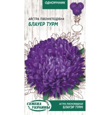 Семена Астра Блауэр Турм, пионовидная, 0,25 г.