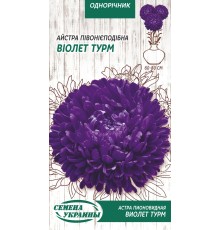 Семена Астра Виолет Турм, пионовидная, 0,25 г.