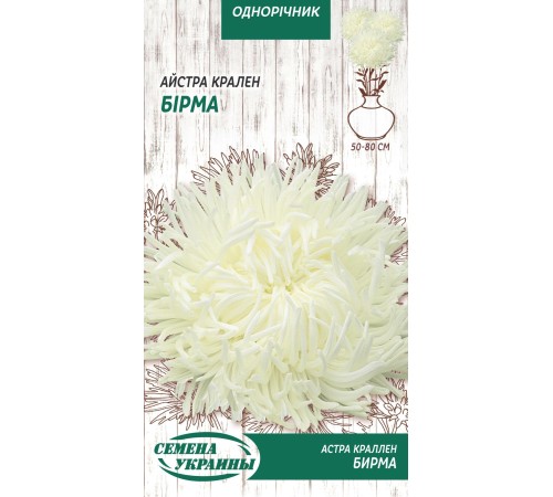 Семена Астра Бирма, краллен, 0,25 г.