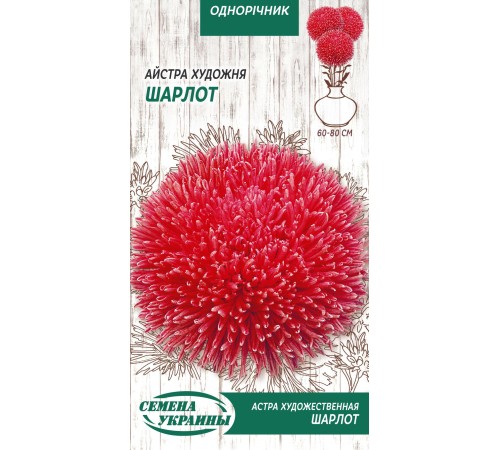 Семена Астра Шарлот, художественная, 0,25 г.