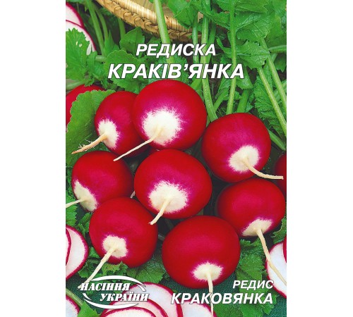 Семена Эконом пак. - Редис Краковянка, 20 г. Семена Эконом пак. - Редис Краковянка, 20 г.