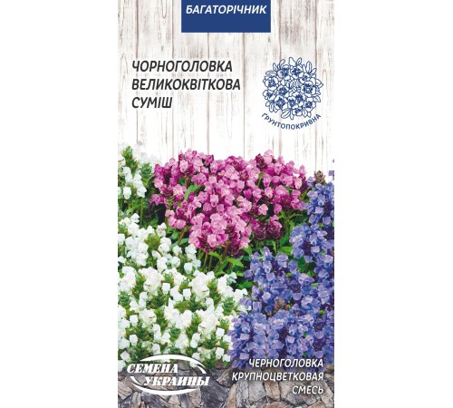 Семена Черноголовка Крупноцветковая, смесь, 0,1 г. Семена Черноголовка Крупноцветковая, смесь, 0,1 г.