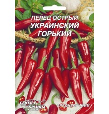 Семена Эконом пак. - Перец острый Украинский горький, 3 г.