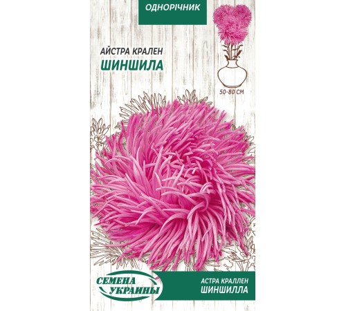 Семена Астра Шиншилла, краллен, 0,25 г. Семена Астра Шиншилла, краллен, 0,25 г.