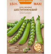 Семена Эконом пак. - Горох Шестинедельный, 15 г.