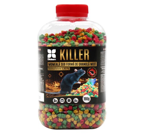 Приманка Killer против мышей и крыс (гранулы микс) 190 г Приманка Killer против мышей и крыс (гранулы микс) 190 г