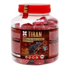 Приманка Tiran против мышей и крыс (брикет красный) 320 г