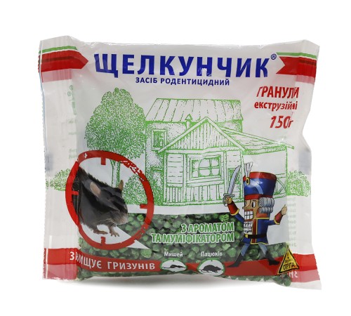 Приманка Щелкунчик против мышей и крыс (гранулы) 150 г Приманка Щелкунчик против мышей и крыс (гранулы) 150 г
