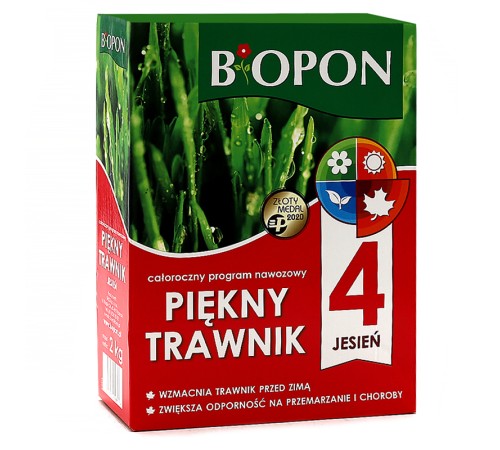 Удобрение осеннее Biopon для газона 2 кг Удобрение осеннее Biopon для газона 2 кг