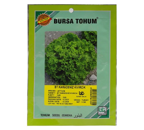 CT Салат Зеленый BT Karadeniz 5 г CT Салат Зеленый BT Karadeniz 5 г