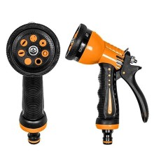 Пистолет для полива с 8 функциями Black Line Zebra Twin 