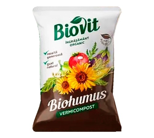 Удобрение Biovit биогумус 50 л Удобрение Biovit биогумус 50 л