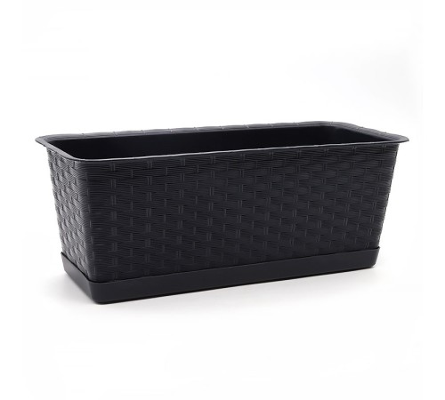 Вазон Ratolla (антрацит) 6.3 л (173x391x150mm) Вазон Ratolla (антрацит) 6.3 л (173x391x150mm)