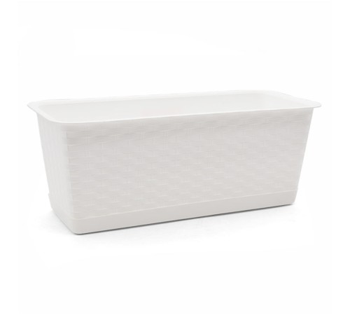 Вазон Ratolla (белый) 6.3 л (173x391x150mm) Вазон Ratolla (белый) 6.3 л (173x391x150mm)