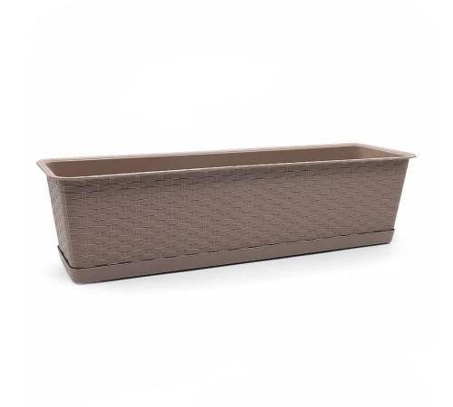 Вазон Ratolla (мокко) 9.9 л (173x587x150mm) Вазон Ratolla (мокко) 9.9 л (173x587x150mm)