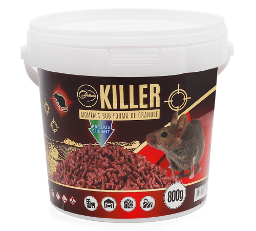 Приманка Killer против мышей и крыс (гранулы) 800 г Приманка Killer против мышей и крыс (гранулы) 800 г