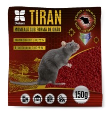 Приманка Tiran против мышей и крыс (пшеница красная) 150 г