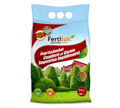 Удобрение Fertilux для хвойных культур и газонов против пожелтения 2.5 кг Удобрение Fertilux для хвойных культур и газонов против пожелтения 2.5 кг
