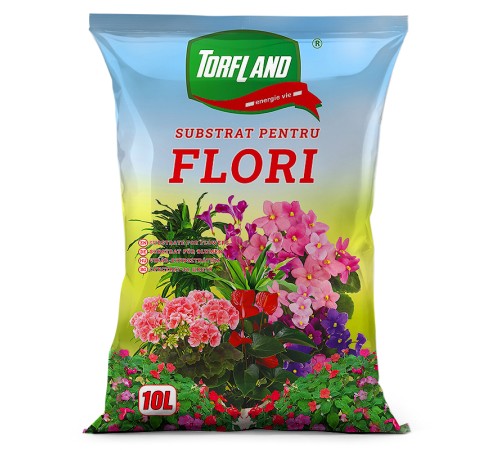 Субстрат Torfland для цветов 10 л Субстрат Torfland для цветов 10 л