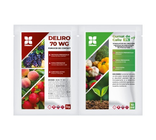 Deliro 70 WG + Gumat de Caliu 5% Deliro 70 WG + Gumat de Caliu 5%