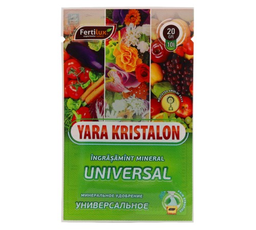 Удобрение Yara Kristalon универсальное 50 шт x 20 г Удобрение Yara Kristalon универсальное 50 шт x 20 г