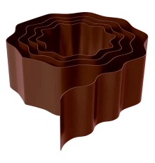Бордюр садовый (коричневый) 9 м x 15 см