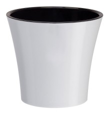 Горшок Arte (белый-чёрный) 0.6 л (110 x 105mm)