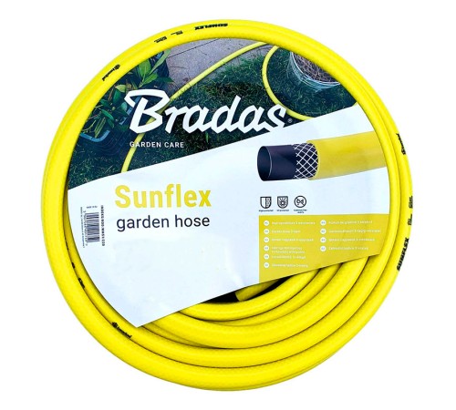 Шланг для полива Bradas Sunflex 20 м (Ø12.5 мм) Шланг для полива Bradas Sunflex 20 м (Ø12.5 мм)