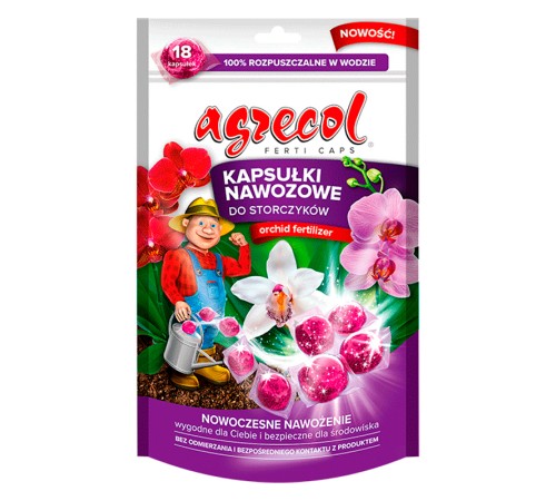 Удобрение Agrecol для орхидей (капсулы) 70 г (18 капсул) Удобрение Agrecol для орхидей (капсулы) 70 г (18 капсул)