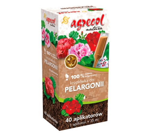 Удобрение Agrecol для пеларгоний (аппликаторы) 40 шт x 35 мл Удобрение Agrecol для пеларгоний (аппликаторы) 40 шт x 35 мл
