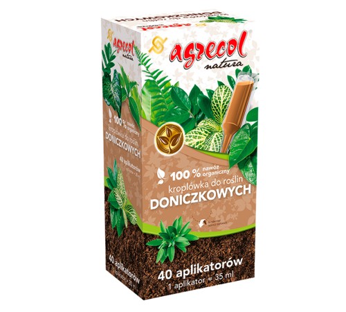 Удобрение Agrecol для зелёных растений (аппликаторы) 40 шт x 35 мл