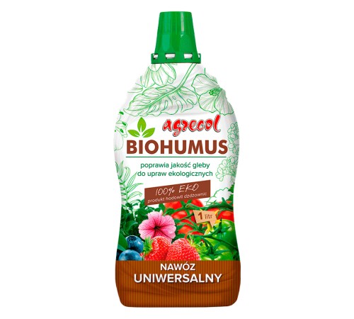 Удобрение Biohumus универсальный 1 л Удобрение Biohumus универсальный 1 л
