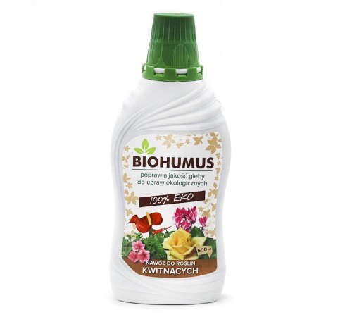 Удобрение Biohumus для цветущих растений 500 мл Удобрение Biohumus для цветущих растений 500 мл